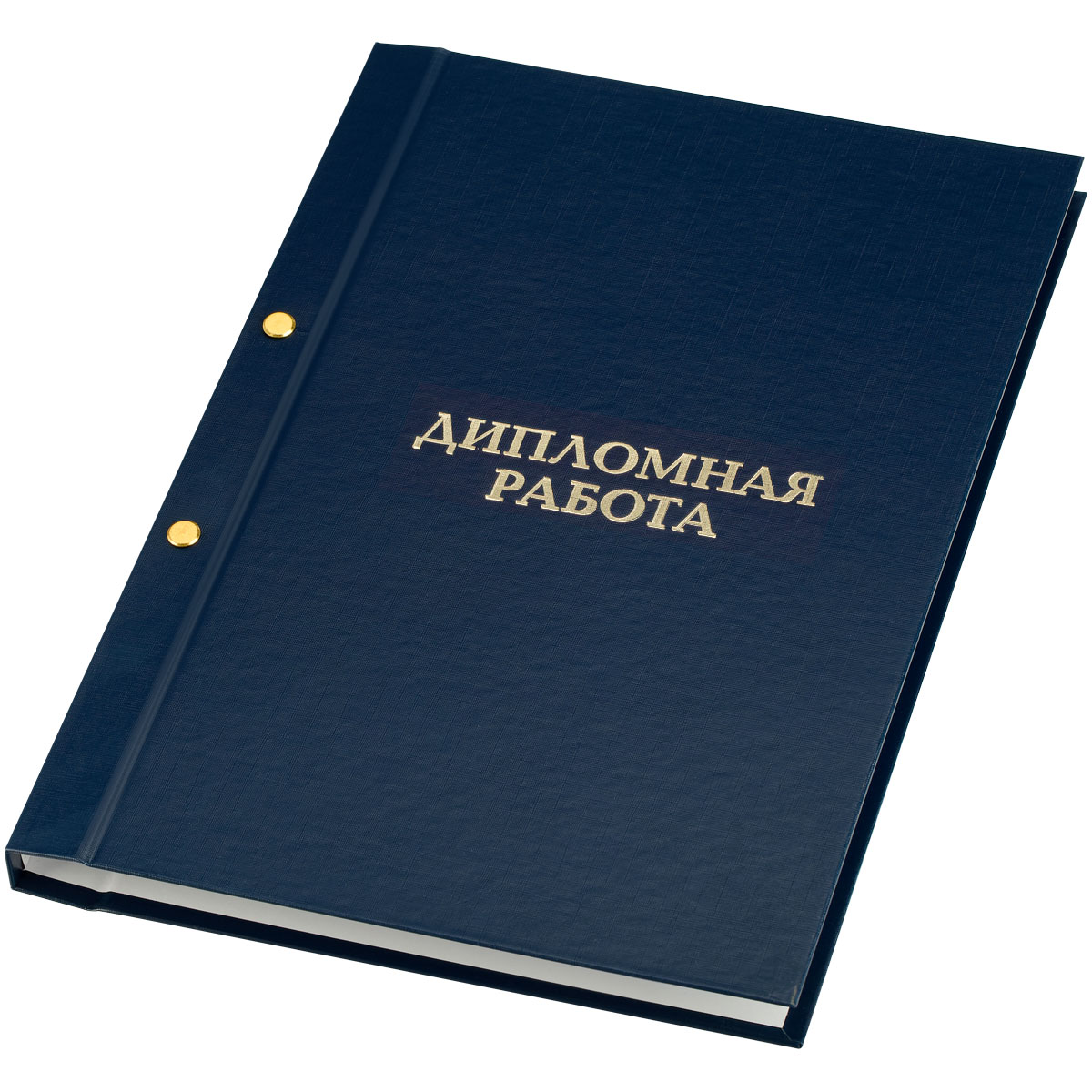Папка «Дипломная работа» А4, ArtSpace, бумвинил, на болтах, без листов, синяя