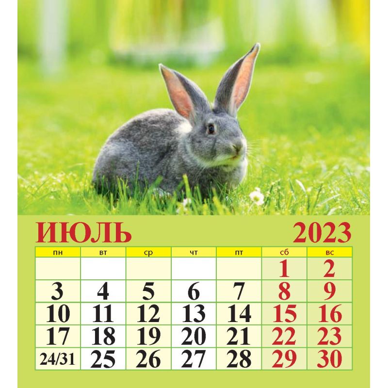 Календарь-домик настольный,2023, Символ года1.1спир,100×140.0823009