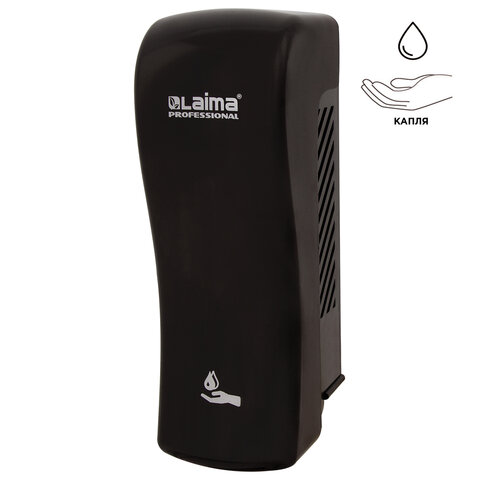 превью Диспенсер для жидкого мыла LAIMA PROFESSIONAL ORIGINAL, НАЛИВНОЙ, 0.8 л, черный, ABS-пластик, 605775