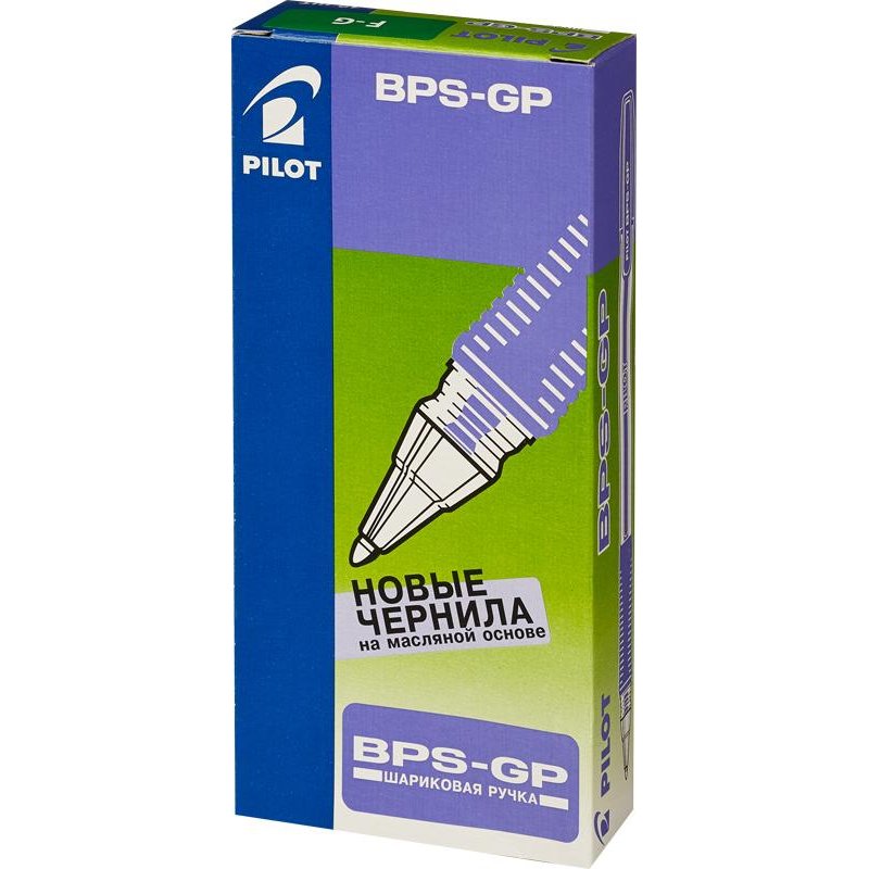 Ручка шариковая PILOT BPS-GP-F резин.манжет. зеленый 0,32мм