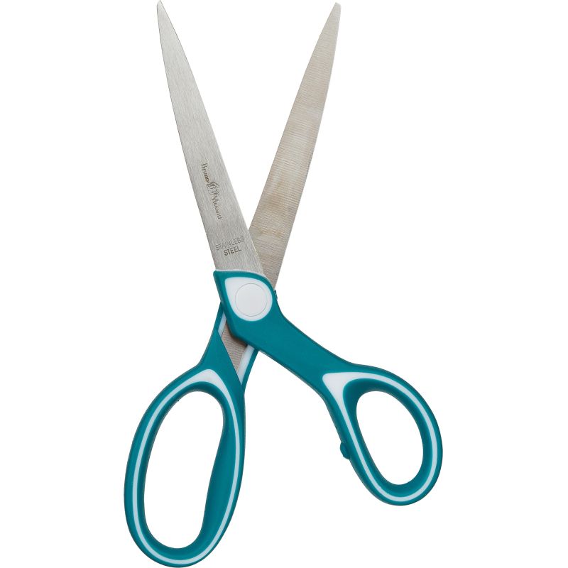 Ножницы Bruno Visconti LADYCUT 205 мм, ручки soft touch, европ, синий,60-0058