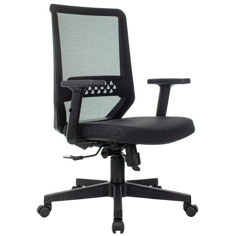 превью Кресло для руководителя Easy Chair 663 ТC черное (сетка/ткань, пластик)
