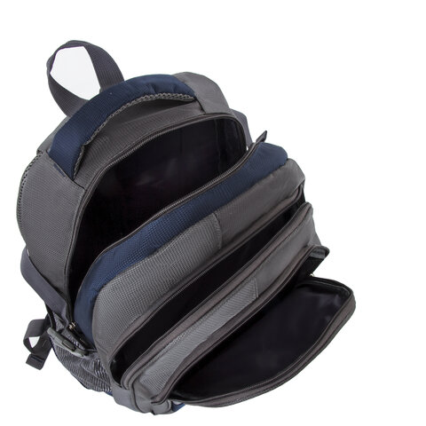 Рюкзак BRAUBERG «MainStream 2», 35 л, размер 45×32×19 см, ткань, серо-синий