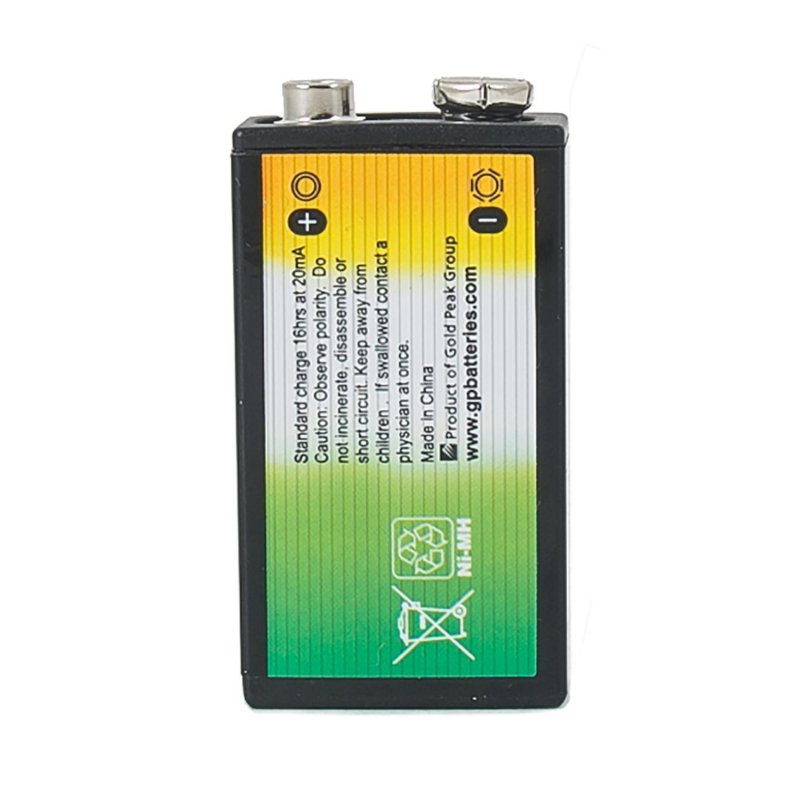 Аккумулятор GP 200 mAh 6LR61/Крона 9V/1604А NiMH (1 шт/бл)