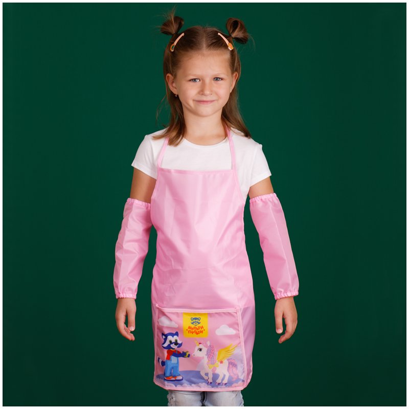 Набор для труда Мульти-Пульти «Для девочек», фартук, нарукавники, клеенка
