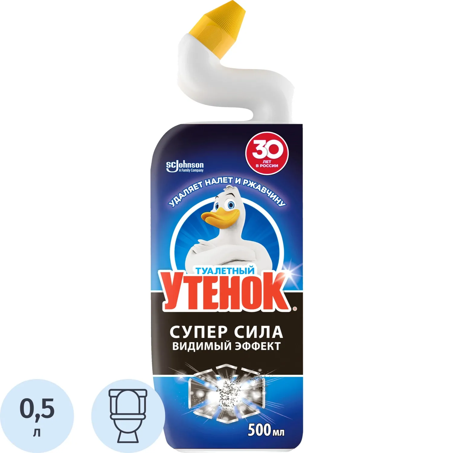 Средство для сантехники чистящее Туалетный утёнок 0.5 л для уборки туалета