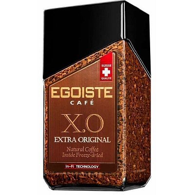 Кофе растворимый Egoiste Extra Original 100 г (стекло)