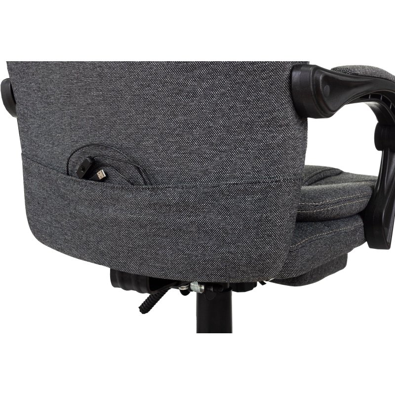 Кресло VB_Бюрократ CH-868MSG-F серый 3C1 с подставкой для ног