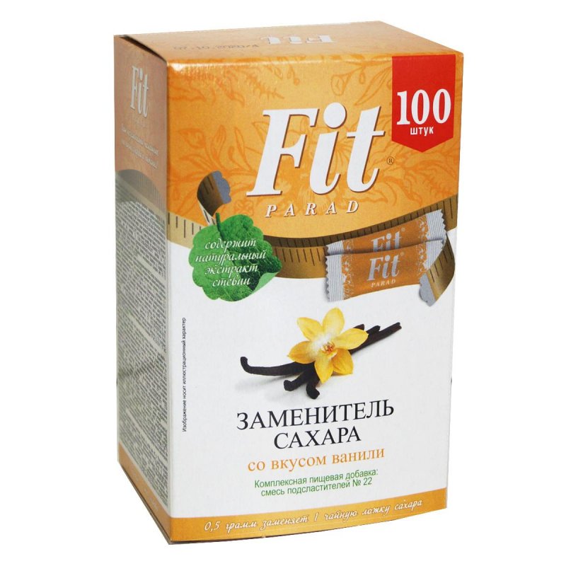 превью Сахарозаменитель Fit Parad № 22 со вкусом ванили 50 г