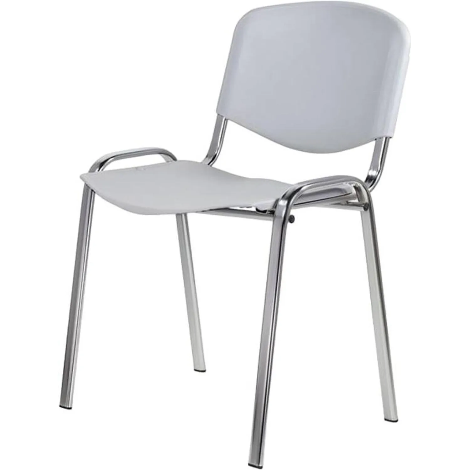 Стул офисный Easy Chair Изо серый (пластик, металл) (573683)