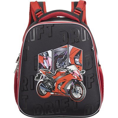 Ранец Комус Класс Basic Urban Moto, 2 отд, эргоном спинка