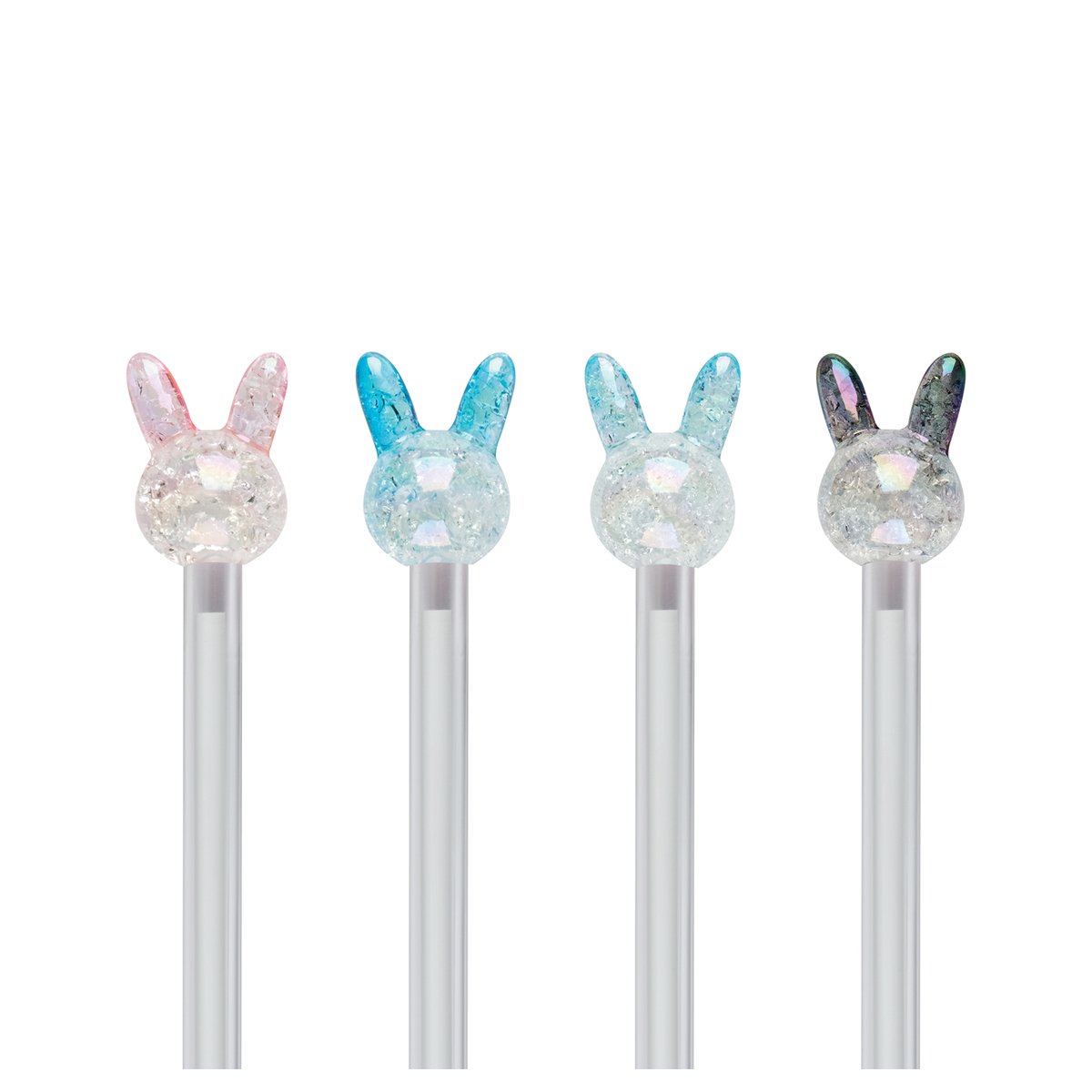 Ручка шариковая MESHU «Crystal Rabbit», синяя, 0.7мм, корпус ассорти