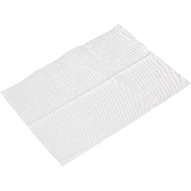 Полотенце вафельное 45×100 см 200 г/кв. м белое (10 штук)