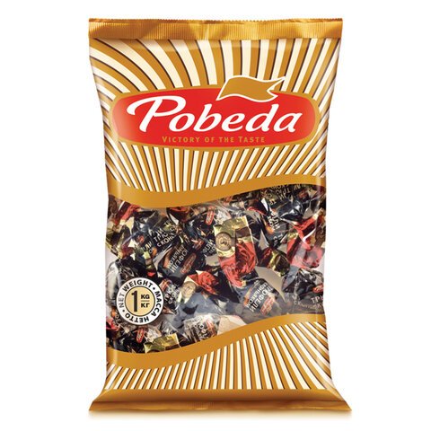 Конфеты ПОБЕДА ВКУСА «Трюфели шоколадные с коньяком», 1000 г, пакет