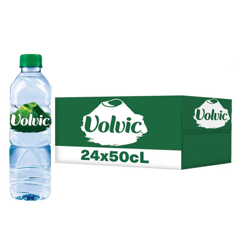Вода минеральная Volvic негаз. ПЭТ 0.5л 24шт/уп