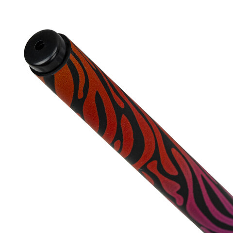 Ручка шариковая BRAUBERG SOFT TOUCH GRIP «NEON ZEBRA», СИНЯЯ, мягкое покрытие, узел 0.7 мм