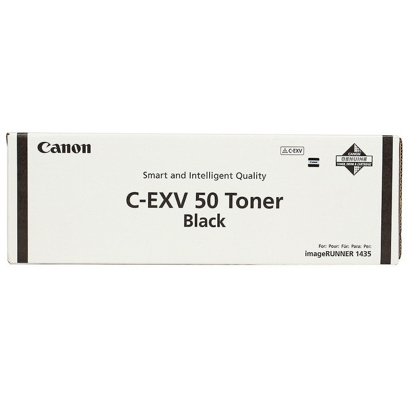 Тонер CANON C-EXV50 iR 1435/1435i/1435iF, черный, оригинальный, ресурс 17600 стр. 