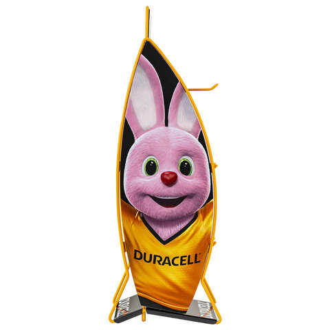 Дисплей для размещения товара настольный DURACELL, 2×3 крючка