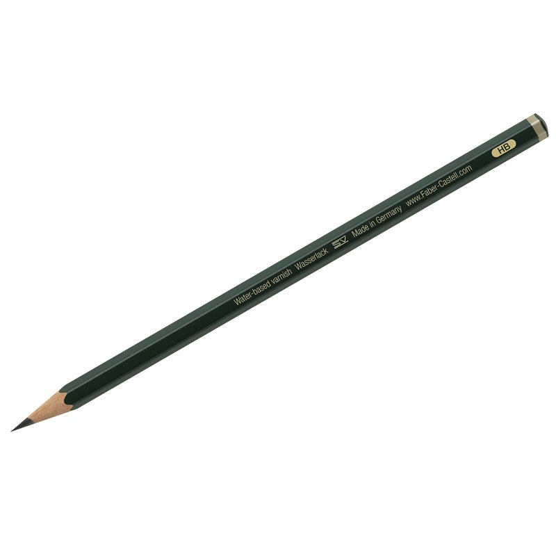 Карандаш ч/г Faber-Castell «Castell 9000» HB, заточен. 