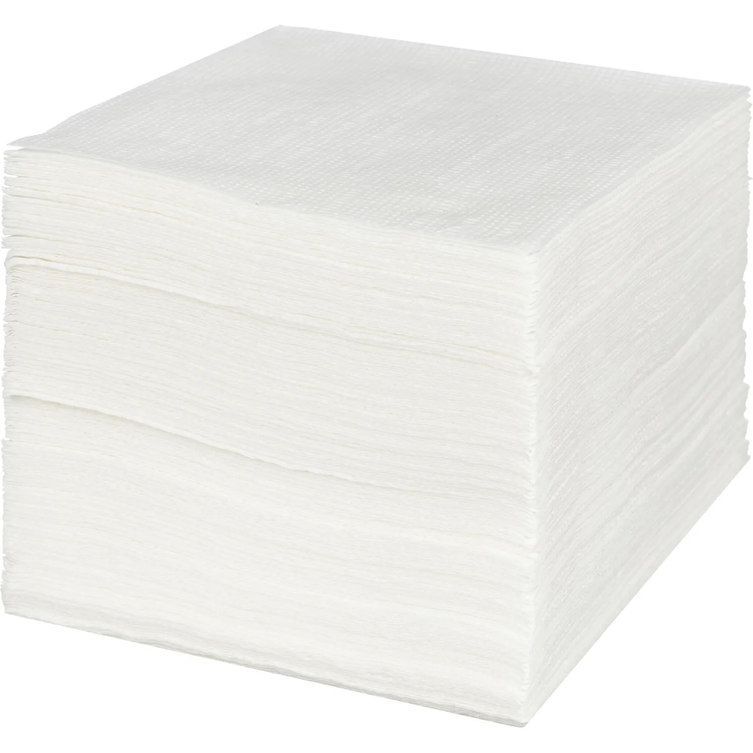 Салфетки бумажные Luscan 1 сл 24×24см белые 100штх4, спендер