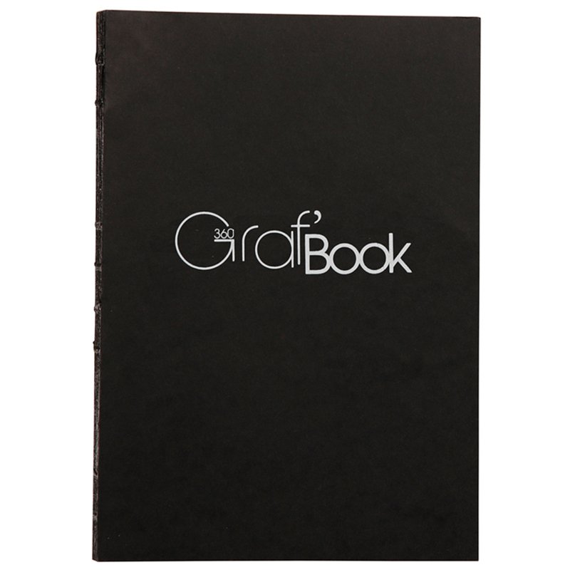 превью Скетчбук 100л. А4 на сшивке Clairefontaine «Graf'Book 360°», 100г/м2