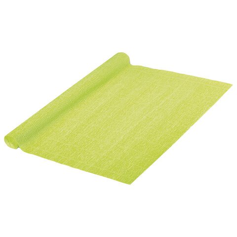 Бумага гофрированная (ИТАЛИЯ) 140 г/м2, салатовая (958), 50×250 см, BRAUBERG FLORE