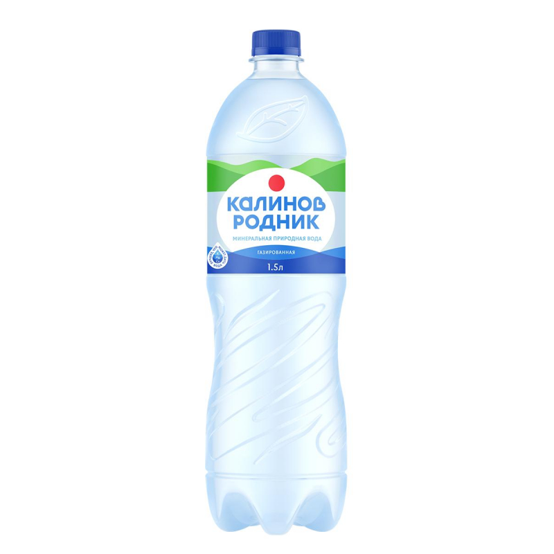 Вода питьевая Калинов Родник газированная 1.5 л (6 штук в упаковке)