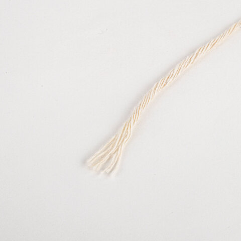 Шпагат хлопковый для прошивки документов, вязания, макраме, длина 500 м, диаметр 1.5 мм, BRAUBERG