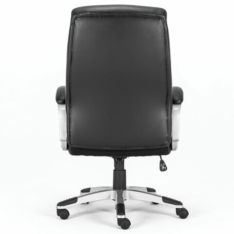 Кресло офисное BRABIX PREMIUM «Grand EX-501», рециклированная кожа, черное, 531950