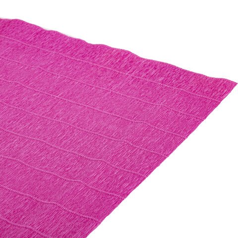 Бумага гофрированная (ИТАЛИЯ) 180 г/м2, светло-малиновая (570), 50×250 см, BRAUBERG FLORE