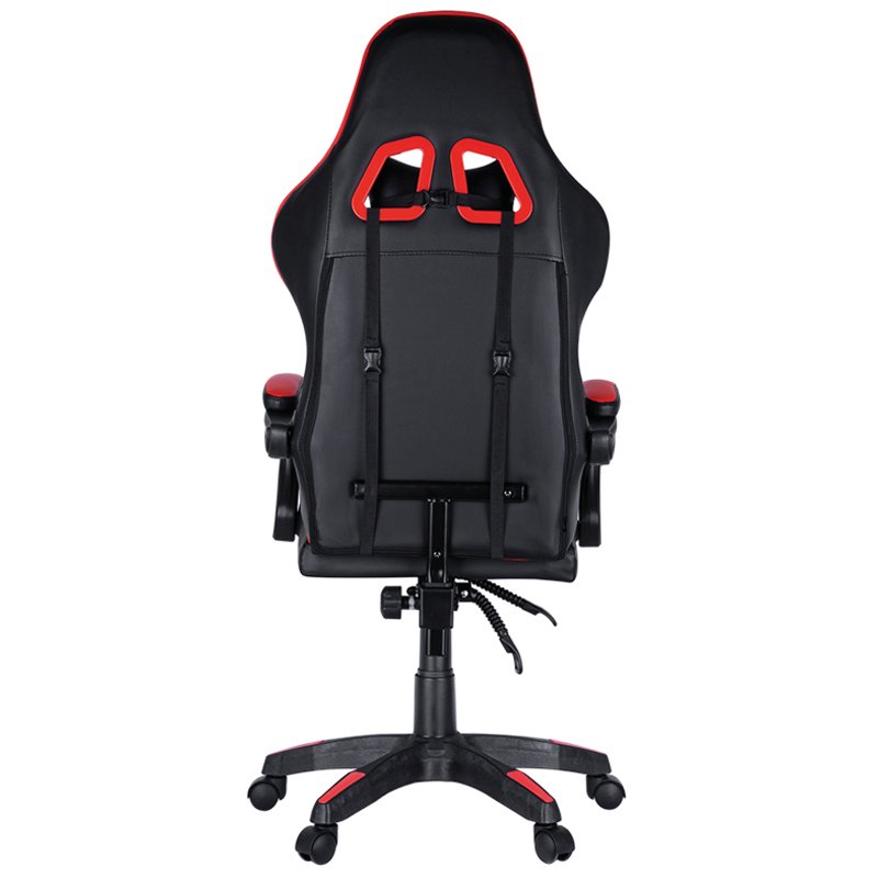 Кресло игровое Helmi HL-G05 «Effect», экокожа черная/красная, 2 подушки