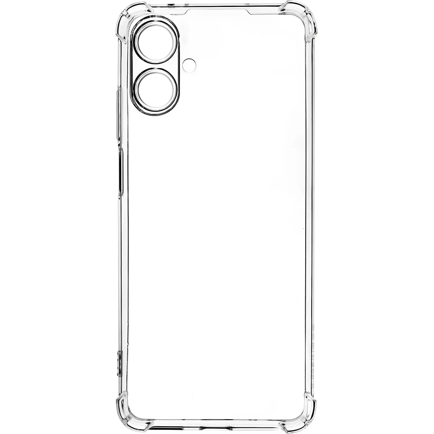превью Чехол накладка PERO силикон для Samsung A07 прозрачный усиленный