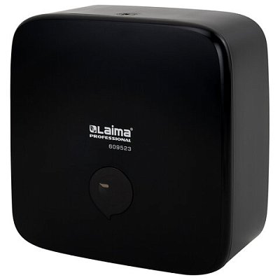 Диспенсер для полотенец LAIMA PROFESSIONAL PREMIUM BLACK (Система H3), V-сложения, черный, ABS-пластик