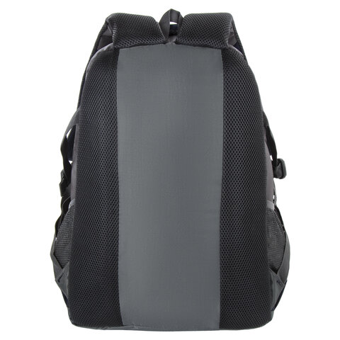 Рюкзак BRAUBERG «MainStream 1», 35 л, размер 45×32х19 см, ткань, серо-синий