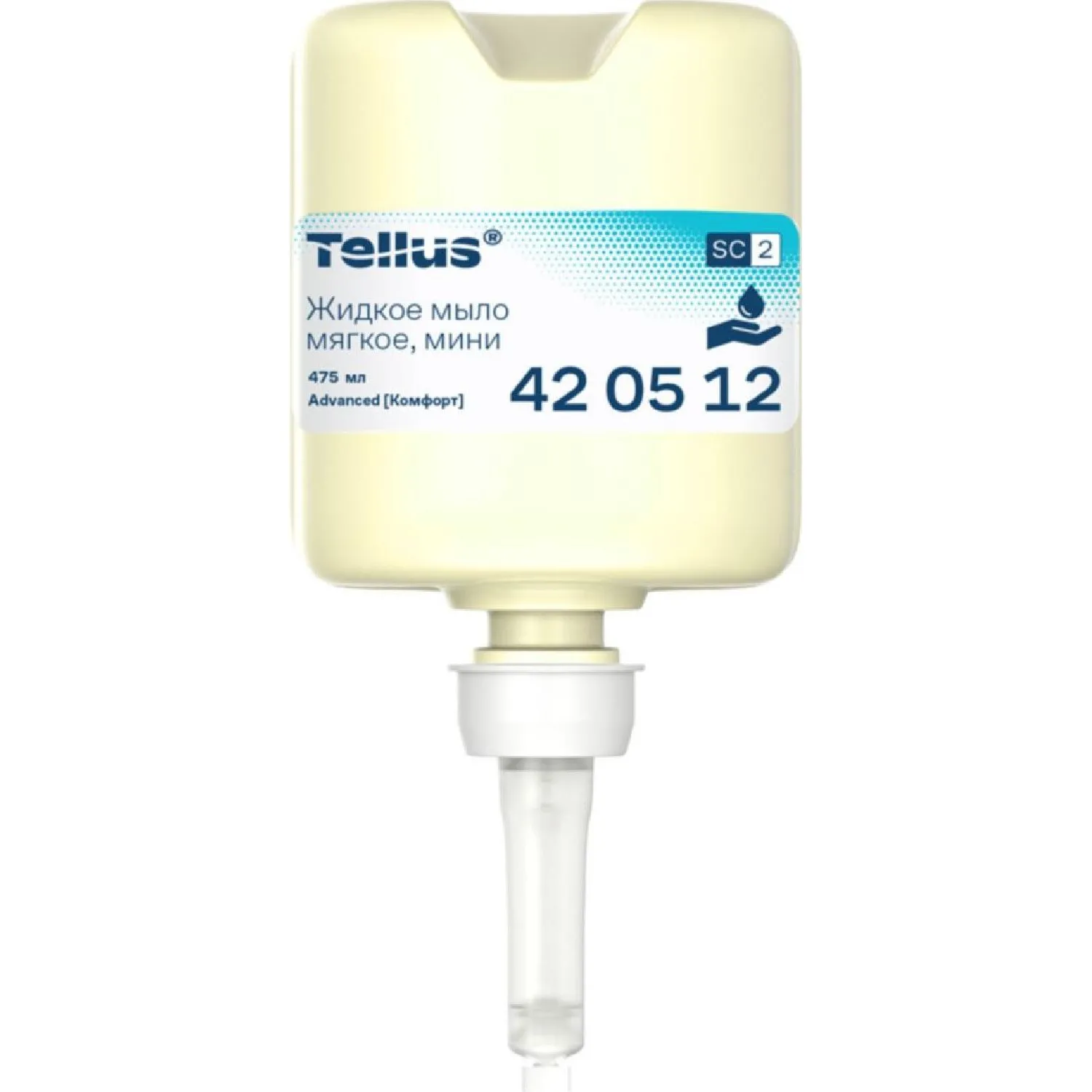 Картридж с жидким мылом для рук Tork 420512 для дозаторов S2 475 мл