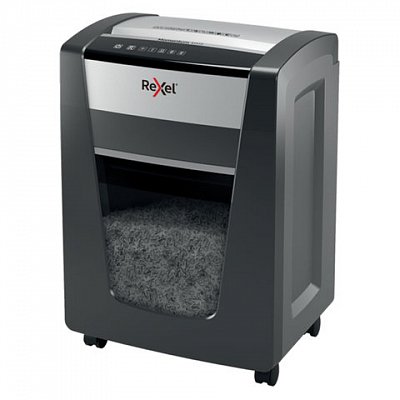 Уничтожитель (шредер) Rexel Momentum M515, 1-3 человек, 5 уровень секретности, фрагменты 2×15 мм, 15 листов, 30 л