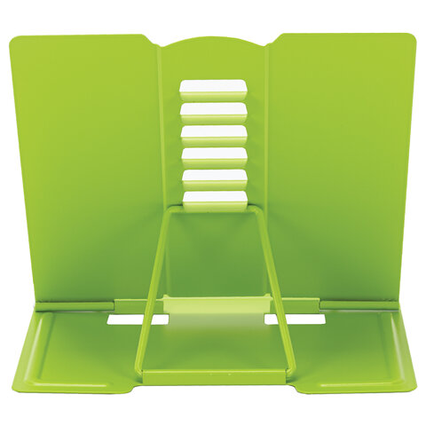 Подставка для книг и учебников BRAUBERG KIDS mini «Авокадо» с таблицей умножения, регулируемый угол наклона, металлическая