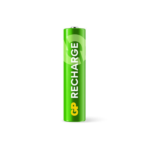 Батарейки аккумуляторные GP ReCharge Ni-Mh мизинчиковые КОМПЛЕКТ 2 шт., ААА (HR03) 400 mAh, 40AAAHCV
