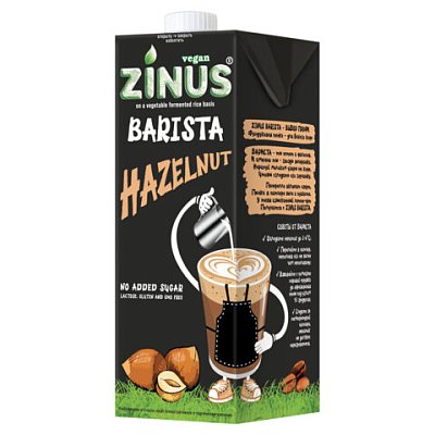 Фундуковое молоко для кофе ZINUS Barista1 л