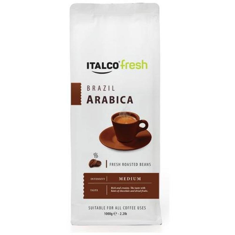 превью Кофе в зернах Italco Fresh Brazil Arabica жареный 1 кг
