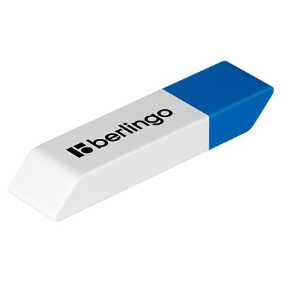 Ластик Berlingo «Eraze 940», прямоугольный комбинированный, скошенный, 52×14×8мм