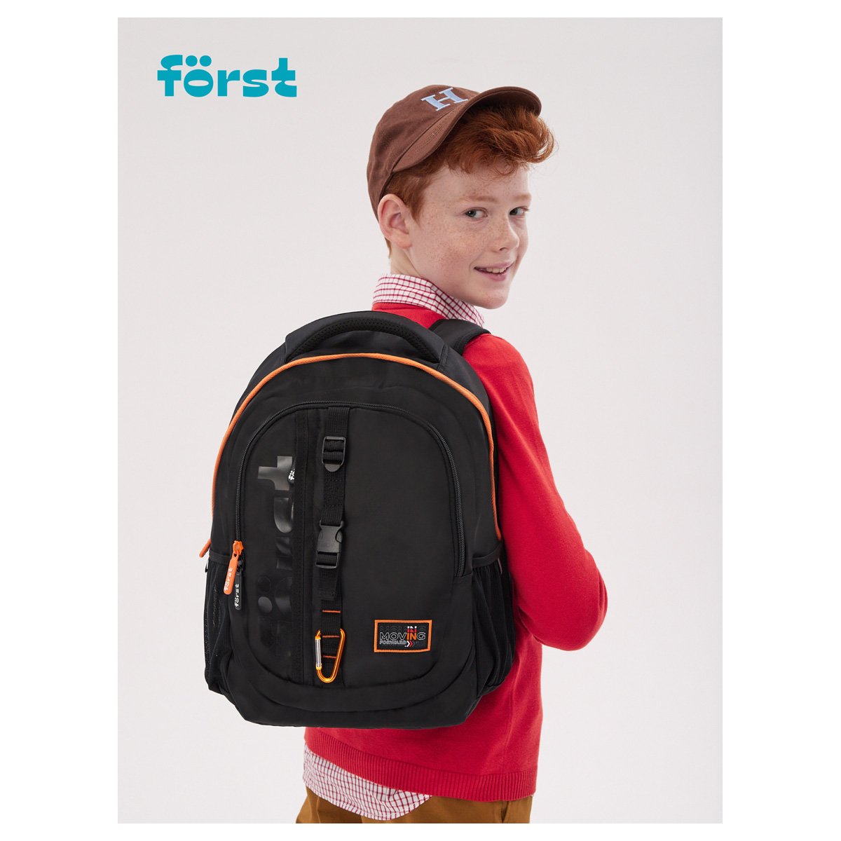 Рюкзак Först F-Trend «Moving» 40×29×18 см, 2 отделения, 3 кармана, эргономичная спинка