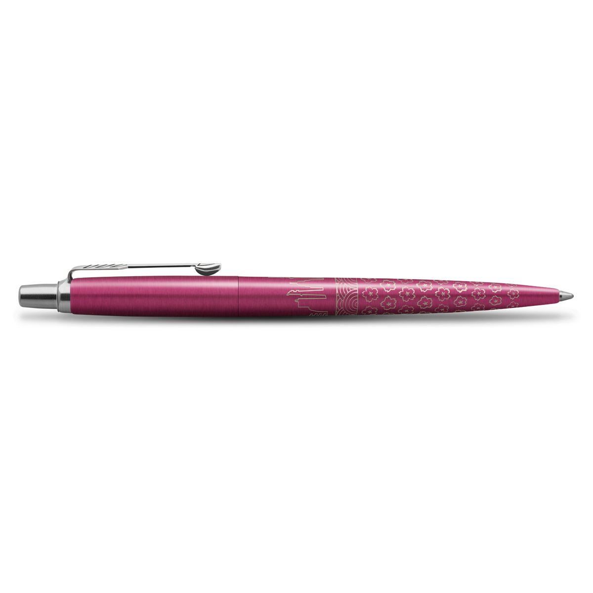 Ручка шариковая Parker «Jotter Tokyo Pink CT» синяя, 1.0мм, кнопочн., подарочная упаковка