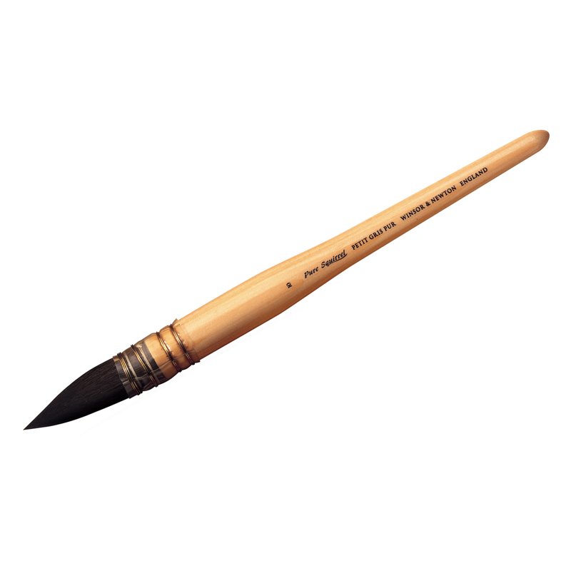 Кисть художественная белка Winsor&Newton «Pure Squirrel», круглая, №10
