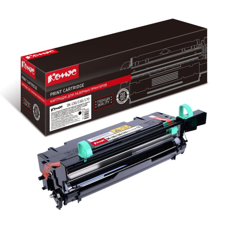 превью Фотобарабан Комус DK-130/150/170 для Kyocera черный совместимый