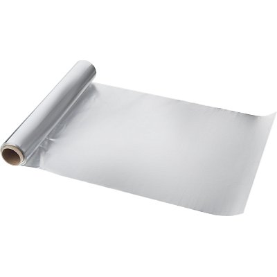 Фольга пищевая ширина 30см, толщина 14мкм, намотка в рулоне - 50м 15шт./уп