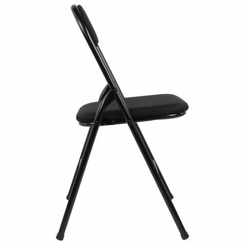 Стул складной BRABIX «Golf CF-007»чёрный каркасчёрная тканьгофрокороб533025