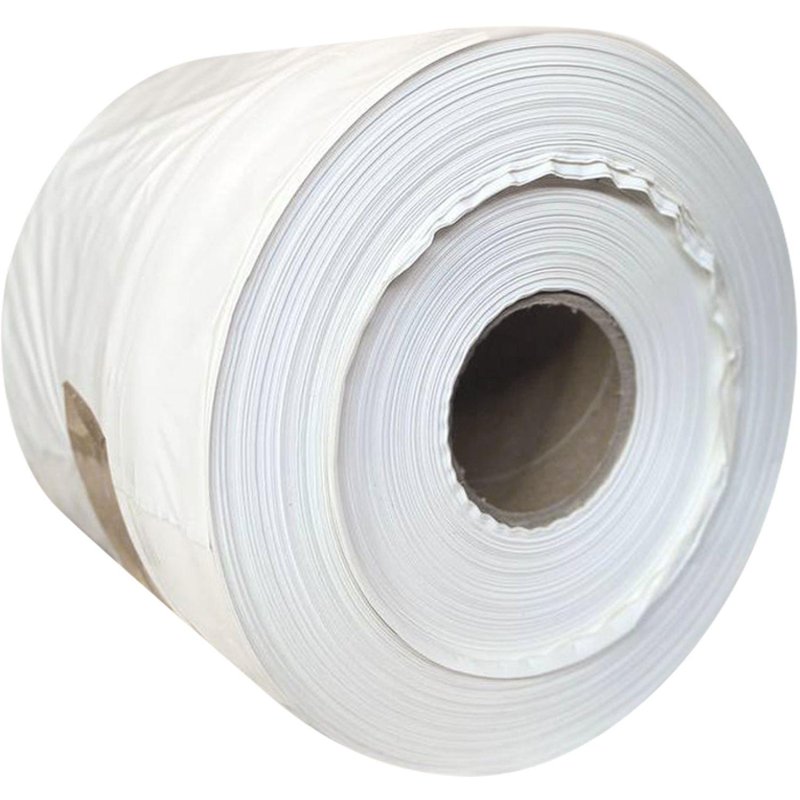 Пленка укрывная рукав ПВД, белая, ВС, 80 мкм, 10 см (10 кг)