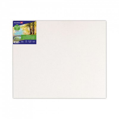 Холст на картоне (МДФ), 50×60 см, 280 г/м2, грунтованный, 100% хлопок, BRAUBERG ART CLASSIC