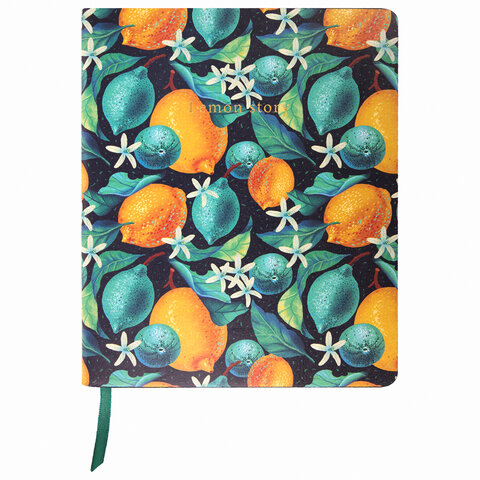 Тетрадь А5 (168×208мм) 80л, кожзам, клетка, бумага 70г/м, BRAUBERG_Серия_Название5, к